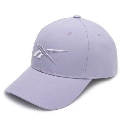 Czapka z daszkiem Reebok. Fioletowe czapki z daszkiem Reebok, bez wzorów. Za 79.99 zł.