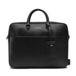 Torba na laptopa Valentino. Czarne torby na laptopa Valentino, bez wzorów. Za 529.99 zł.
