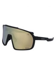 Zanier Okulary sportowe "Gamechanger" w kolorze czarno-oliwkowym rozmiar: M. Brązowe okulary przeciwsłoneczne Zanier, bez wzorów, z tworzywa sztucznego, szklane. Za 539.95 zł.