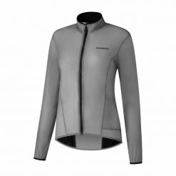 Lekka kurtka wodoodporna dla kobiet Shimano Sumire. Szare kurtki Shimano, xl, bez wzorów, sportowe, bez kaptura. W wyprzedaży za 339.50 zł.