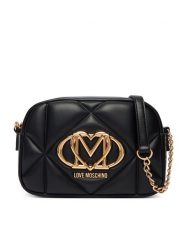 LOVE MOSCHINO Torebka JC4038PP1OLC0000 Czarny. Czarne listonoszki Love Moschino, bez wzorów, ze skóry, bez dodatków. Za 879.99 zł.