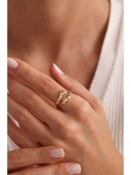 Heliophilia Pozłacany pierścionek rozmiar: onesize. Żółte pierścionki Heliophilia, pozłacane. Za 78.99 zł.