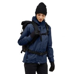 Damska wiatrówka Haglöfs Astral GTX II. Niebieskie kurtki przejściowe sportowe Haglöfs, bez wzorów, z softshellu, bez kaptura, trekkingowe. W wyprzedaży za 1,548.65 zł.