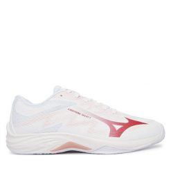Buty halowe Mizuno. Białe buty sportowe lifestyle Mizuno, bez wzorów, sportowe, bez zapięcia. Za 379.99 zł.