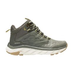 Damskie buty trekkingowe Derino Mid. Zielone buty trekkingowe Regatta, z materiału, przed kolano, bez zapięcia. Za 446.50 zł.