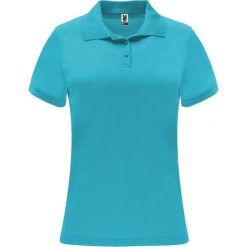 Damska Sportowa Koszulka Polo Z Krótkim Rękawem Monzha. Szare t-shirty sportowe ROLY, xl, bez wzorów, bez ramiączek. Za 48.99 zł.