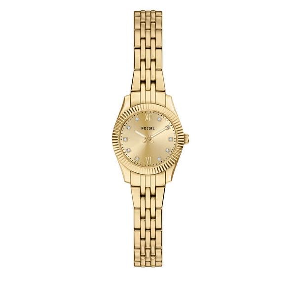 Zegarek Fossil. Żółte zegarki Fossil, złote. Za 689.99 zł.