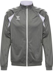 Kurtka z dresu Hummel Core 2.0. Czarne kurtki Hummel, m, bez wzorów, z dresówki, klasyczne, bez kaptura. Za 262.50 zł.
