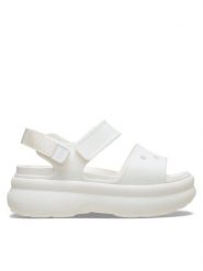 Crocs Sandały Soho Y Strap Sandal 211755 Beżowy. Brązowe sandały Crocs, bez wzorów, z tworzywa sztucznego, bez obcasa, na płaskiej podeszwie, bez zapięcia. Za 249.99 zł.