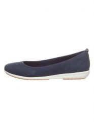 Timberland Skórzane baleriny "Bradstreet" w kolorze granatowym rozmiar: 37,5. Niebieskie baleriny Timberland, bez wzorów, bez obcasa, bez zapięcia. Za 222.70 zł.