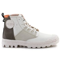 Buty Palladium Pampa Hi Re Generate 79128-363-M białe. Białe buty treningowe bez wzorów, z materiału, bez zapięcia. Za 613.11 zł.