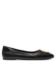 Tory Burch Baleriny Georgia 154077 Czarny. Czarne baleriny Tory Burch, bez wzorów, ze skóry, bez obcasa, bez zapięcia. Za 1,449.00 zł.