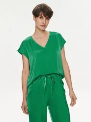 Vero Moda T-Shirt Marys Dana 10300421 Zielony Regular Fit. Zielone t-shirty Vero Moda, m, bez wzorów, z syntetyku, bez kołnierzyka, bez ramiączek. Za 69.99 zł.
