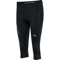 Legginsy damskie Newline Core Bike. Czarne legginsy Newline, bez wzorów, sportowe. Za 393.00 zł.