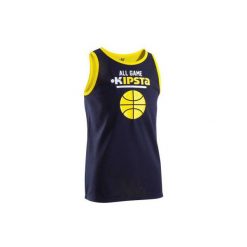 Spodenki dwustronne. Żółte szorty sportowe TARMAK. W wyprzedaży za 34.99 zł.