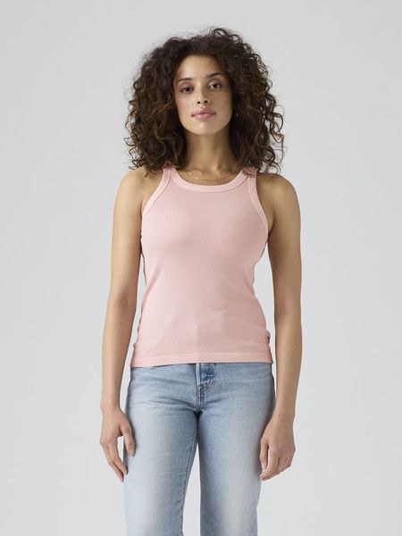 Levi's Top w kolorze jasnoróżowym rozmiar: M. Różowe topy Levi's, m, bez wzorów, z bawełny, bez kołnierzyka, bez ramiączek. Za 78.95 zł.