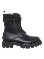 Patrizia Pepe Botki w kolorze czarnym rozmiar: 35. Czarne botki Patrizia Pepe, z aplikacjami, bez obcasa, bez zapięcia. Za 457.95 zł.