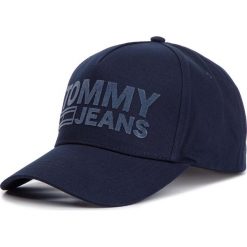 Czapka z daszkiem TOMMY JEANS - Tju Flock Cap AU0AU00364 496. Niebieskie czapki z daszkiem Tommy Jeans, bez wzorów, z bawełny. W wyprzedaży za 119.00 zł.