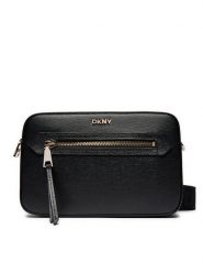 DKNY Torebka R42E3E22 Czarny. Czarne listonoszki DKNY, bez wzorów, ze skóry, bez dodatków. Za 509.99 zł.