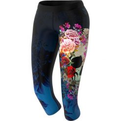 Legginsy fitness 3/4 damskie Smmash Muerte. Czarne legginsy SMMASH, bez wzorów, sportowe. Za 129.00 zł.