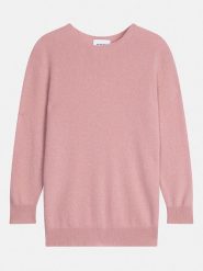 Perfect Cashmere Kaszmirowy sweter "Vanessa" w kolorze szaroróżowym rozmiar: XL. Różowe swetry Perfect Cashmere, xl, bez wzorów, z kaszmiru, bez ramiączek. Za 369.99 zł.