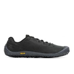 Buty do chodzenia damskie Merrell Vapor Glove 6. Szare buty do biegania Merrell, bez wzorów, ze skóry, bez zapięcia, do biegania. Za 682.00 zł.
