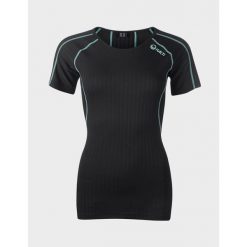 Koszulka termoaktywna damska Halti Ultra Cool Mesh SS. Czarne bielizna termoaktywna damska Halti, bez wzorów, z meshu, bez ramiączek, narciarskie. Za 249.99 zł.