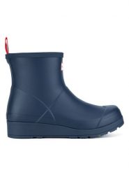 Hunter Kalosze WFS2020RMA Granatowy. Niebieskie kalosze Hunter, bez wzorów, z kauczuku, bez zapięcia. Za 299.99 zł.
