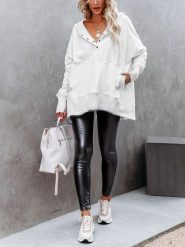 LA Angels Bluza w kolorze białym rozmiar: S. Białe bluzy LA Angels, s, bez wzorów, z kapturem. Za 165.99 zł.