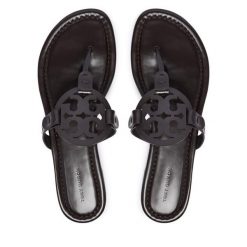 Japonki Tory Burch. Brązowe japonki Tory Burch, bez wzorów. Za 1,134.00 zł.