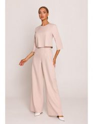 Made of emotion Kombinezon w kolorze jasnoróżowym rozmiar: XL. Różowe kombinezony Made Of Emotion, xl, bez wzorów, bez kołnierzyka, bez ramiączek. Za 244.80 zł.