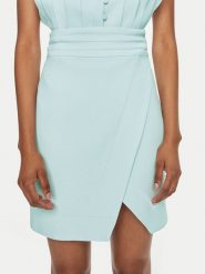 MVP Wardrobe Spódnica trapezowa MVPE4GO135.0CP0037 Błękitny Classic Fit. Niebieskie spódnice MVP Wardrobe, bez wzorów, z wiskozy, mini, trapezowe. Za 989.99 zł.