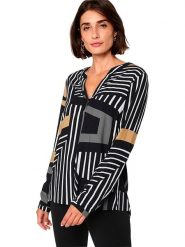 WITT WEIDEN Bluzka w kolorze czarnym rozmiar: 40. Czarne bluzki WITT WEIDEN, bez wzorów, z wiskozy, bez kołnierzyka, bez ramiączek. Za 61.02 zł.