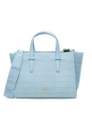 MEXX Torebka MEXX-E-019-05 Błękitny. Niebieskie torebki klasyczne Mexx, bez wzorów, z bawełny, bez dodatków. Za 149.99 zł.