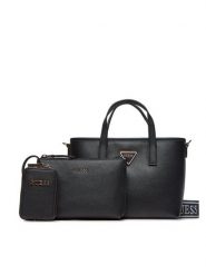 Guess Torebka Latona (BG) Mini-Bags HWBG92 11750 Czarny. Czarne torebki klasyczne Guess, z aplikacjami, ze skóry, bez dodatków. Za 309.99 zł.