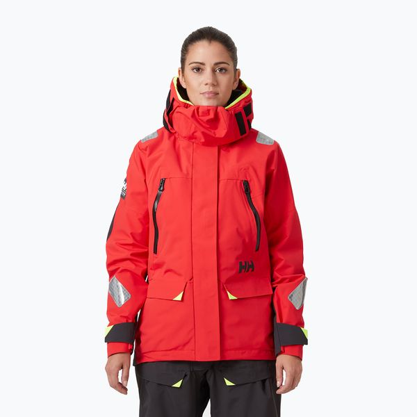 Kurtka żeglarska damska Helly Hansen Skagen Offshore. Czerwone kurtki Helly Hansen, xs, bez wzorów, bez kaptura, żeglarskie. Za 1,399.00 zł.