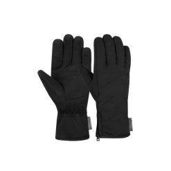 Rękawice damskie REUSCH Loredana STORMBLOXX™ TOUCH-TEC™. Czarne rękawiczki REUSCH, bez wzorów, sportowe. Za 248.00 zł.