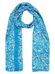 Ipanima Szal w kolorze niebieskim - 180 x 100 cm rozmiar: onesize. Niebieskie szaliki i kominy Ipanima, bez wzorów, z materiału. Za 34.99 zł.
