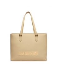 LOVE MOSCHINO Torebka JC4190PP1OKD0129 Beżowy. Brązowe shopper bag Love Moschino, bez wzorów, ze skóry, bez dodatków. Za 1,049.00 zł.