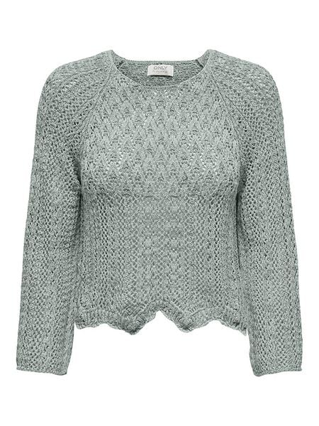 ONLY Sweter w kolorze beżowym rozmiar: S. Brązowe swetry ONLY, s, bez wzorów, ze splotem, bez ramiączek. Za 91.95 zł.