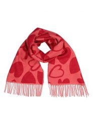 Pieces Szal w kolorze czerwonym rozmiar: onesize. Czerwone szaliki i kominy Pieces, bez wzorów, z materiału. Za 69.99 zł.