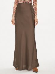 Guess Spódnica maxi Annachiara W4GD12 WD8G2 Brązowy Regular Fit. Brązowe spódnice Guess, xxl, z aplikacjami, z syntetyku, maxi. Za 329.99 zł.