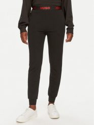Hugo Spodnie dresowe Sporty Logo 50520499 Czarny Regular Fit. Czarne spodnie dresowe Hugo, bez wzorów, z bawełny. Za 209.99 zł.
