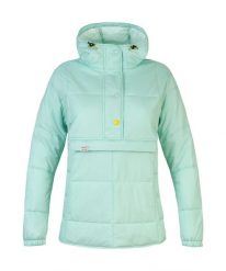 Kurtka puchowa z kapturem 1/4 zip damska Hannah Sugar. Niebieskie kurtki Hannah, s, bez wzorów, z materiału, eleganckie, z kapturem. Za 853.90 zł.