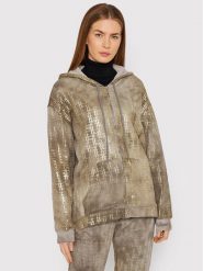 Pinko Bluza UNIQUENESS Navigare 1Q1094 Y7PA Zielony Regular Fit. Zielone bluzy Pinko, s, bez wzorów, z bawełny, bez kaptura. Za 2,539.00 zł.