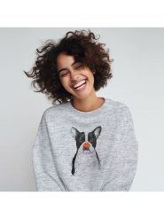 WOOOP Bluza "I´m not your clown" w kolorze szarym rozmiar: XXL. Szare bluzy bez kaptura Wooop, m, bez wzorów, z bawełny, bez kaptura. Za 100.99 zł.