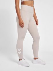 Damskie wysokie legginsy Hummel MT Grace. Szare legginsy Hummel, bez wzorów, z elastanu. Za 229.85 zł.