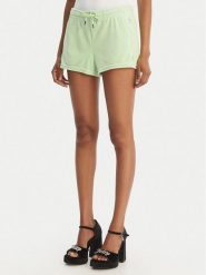 Juicy Couture Szorty sportowe Tamia JCWHS126305 Zielony Regular Fit. Zielone szorty sportowe Juicy Couture, bez wzorów, z syntetyku. Za 239.99 zł.