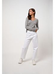 AUTHENTIC CASHMERE Kaszmirowy sweter "Chelsea" w kolorze szarym rozmiar: M. Szare swetry AUTHENTIC CASHMERE, m, bez wzorów, z kaszmiru, bez ramiączek. Za 478.99 zł.