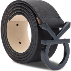 Pasek Damski CALVIN KLEIN - 3.5Cm Ck Buckle Belt K60K604749 75 448. Czarne paski Calvin Klein, w paski, ze skóry. Za 229.00 zł.